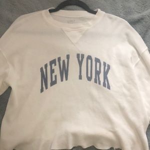 Brandy Melville New York thermal top